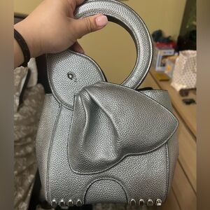 Kate Spade New York Ellie Metallic 3D Elephant Top-handle Bag